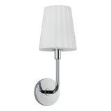 Plisse White Shade Wall Sconce — Wall Sconce