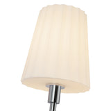Plisse White Shade Wall Sconce — Wall Sconce