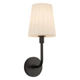 Plisse White Shade Wall Sconce — Wall Sconce