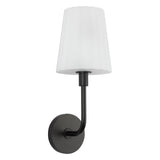 Plisse White Shade Wall Sconce — Wall Sconce