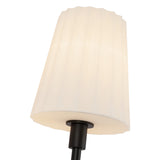 Plisse White Shade Wall Sconce — Wall Sconce