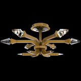 Plumeria Flush Mount Aged Brass By Schonbek Beyond