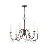 Plumette Chandelier Chestnut Bronze by Maxim Lighting