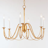 Plumette Chandelier Gold Leaf by Maxim Lighting