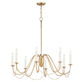 Plumette Chandelier Gold Leaf by Maxim Lighting