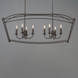 Plumette Linear Suspension Chestnut Bronze by Maxim Lighting