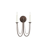 Plumette Wall Sconce Chestnut Bronze by Maxim Lighting