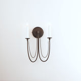 Plumette Wall Sconce Chestnut Bronze by Maxim Lighting