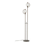 Pluto Floor Lamp, shown in Bronze, Clear Glass, by Hubbardton Forge