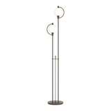 Pluto Floor Lamp in Bronze, Opal Glass by Hubbardton Forge