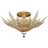 Poetta Semi Flush Mount Heirloom Gold By Schonbek Forever Main View