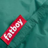 Point Pouf Ottoman Turquoise By Fatboy Detailed View