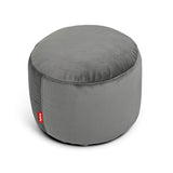 Point Recycled Velvet Pouf Ottoman Taupe By Fatboy