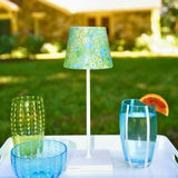 Poldina Graphic Lampshade by Zafferano, lifestyle view 3
