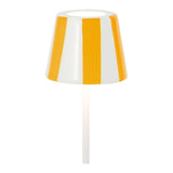 Poldina Micro Lido Lampshade by Zafferano, Yellow Stripes