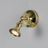 Polished Brass Accra Traditional Small Brass Spotlight by Mullan Lighting