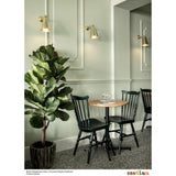 Polished Brass Moya Adjustable Brass Wall Light by Mullan Lighting Lifestyle