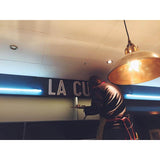 Polished Brass Paris Industrial Brass Pendant by Mullan Lighting in Restaurant