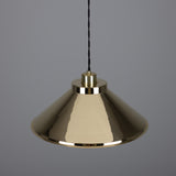 Polished Brass Rio Vintage Modern Brass Pendant Light by Mullan Lighting