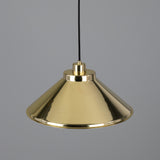 Polished Brass Rio Vintage Modern Brass Pendant Light by Mullan Lighting