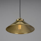 Polished Brass Rio Vintage Modern Brass Pendant Light by Mullan Lighting
