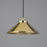 Polished Brass Rio Vintage Modern Brass Pendant Light by Mullan Lighting