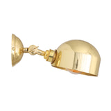 Polished Brass San Jose Adjustable Brass Wall Light by Mullan Lighting