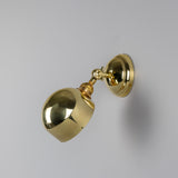 Polished Brass San Jose Adjustable Brass Wall Light by Mullan Lighting