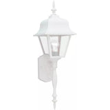 Polycarbonate Outdoor Wall Lantern — 25 Inch, White