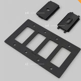 Polycarbonate Plate 4G Black By Buster And Punch