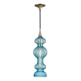 Pomfret Pendant - Blue Glass by Hudson Valley