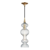 Pomfret Pendant - Clear Glass by Hudson Valley