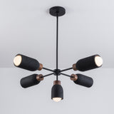 Pompeii Chandelier Lava / Black by Maxim Lighting