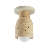 Pompeii Flush Mount Travertine / Oyster by Maxim Lighting