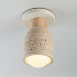 Pompeii Flush Mount Travertine / Oyster by Maxim Lighting