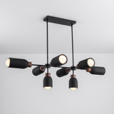 Pompeii Linear Suspension Lava / Black by Maxim Lighting