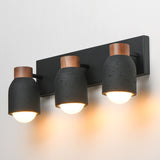 Pompeii Vanity Light Lava Black By Maxim Lighting - Side View1