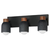 Pompeii Vanity Light Lava Black By Maxim Lighting