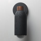 Pompeii Wall Sconce Lava Black By Maxim Lighting - Front View