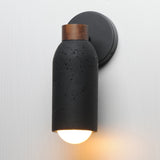 Pompeii Wall Sconce Lava Black By Maxim Lighting - Side View1