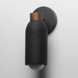 Pompeii Wall Sconce Lava Black By Maxim Lighting - Side View