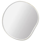 Pond Small Mirror Brass By Ferm Living - Front View