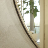 Pond Small Mirror Chrome By Ferm Living - Lifestyle View