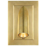 Ponte 5 Task Wall Sconce Natural Brass By Visual Comfort Modern - Front View2
