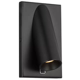 Ponte 5 Task Wall Sconce Nightshade Black By Visual Comfort Modern