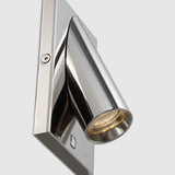 Ponte 5 Task Wall Sconce Polished Nickel By Visual Comfort Modern - Side View2
