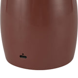 Poppy Battery Table Lamp Burgundy By Alora - Detailed View1