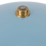 Poppy Battery Table Lamp Cerulean By Alora - Detailed View