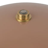Poppy Battery Table Lamp Peach By Alora - Detailed View