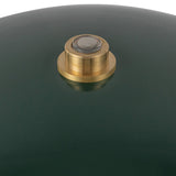 Poppy Battery Table Lamp Pine Green By Alora - Detailed View